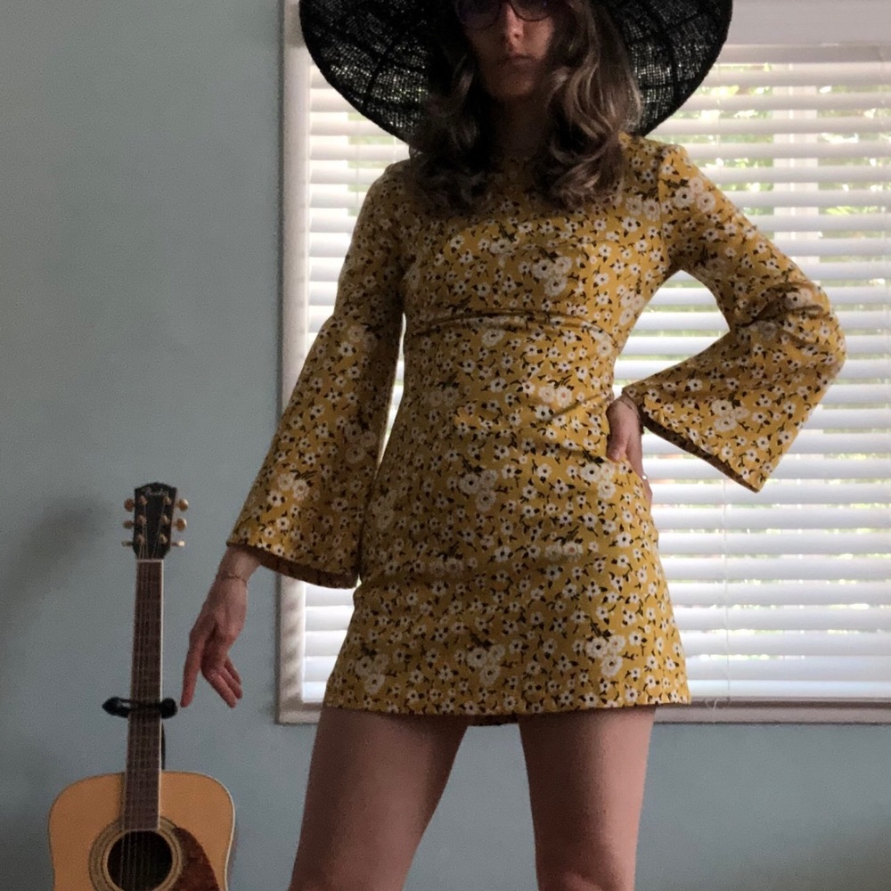 Bell Sleeve Mini Festival Dress - Picture 3 of 3